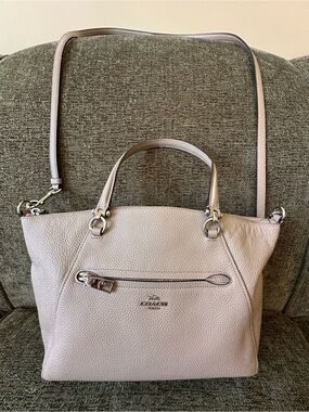 Coach Prairie Pebbled Leather Satchel/Crossbody.